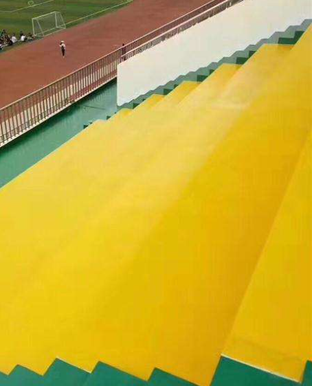 江州球场台阶翻新修补改造